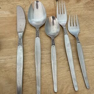 Towle Supreme Flatware Stainless Holland Etched Vintage Lot Of 18 Replacements